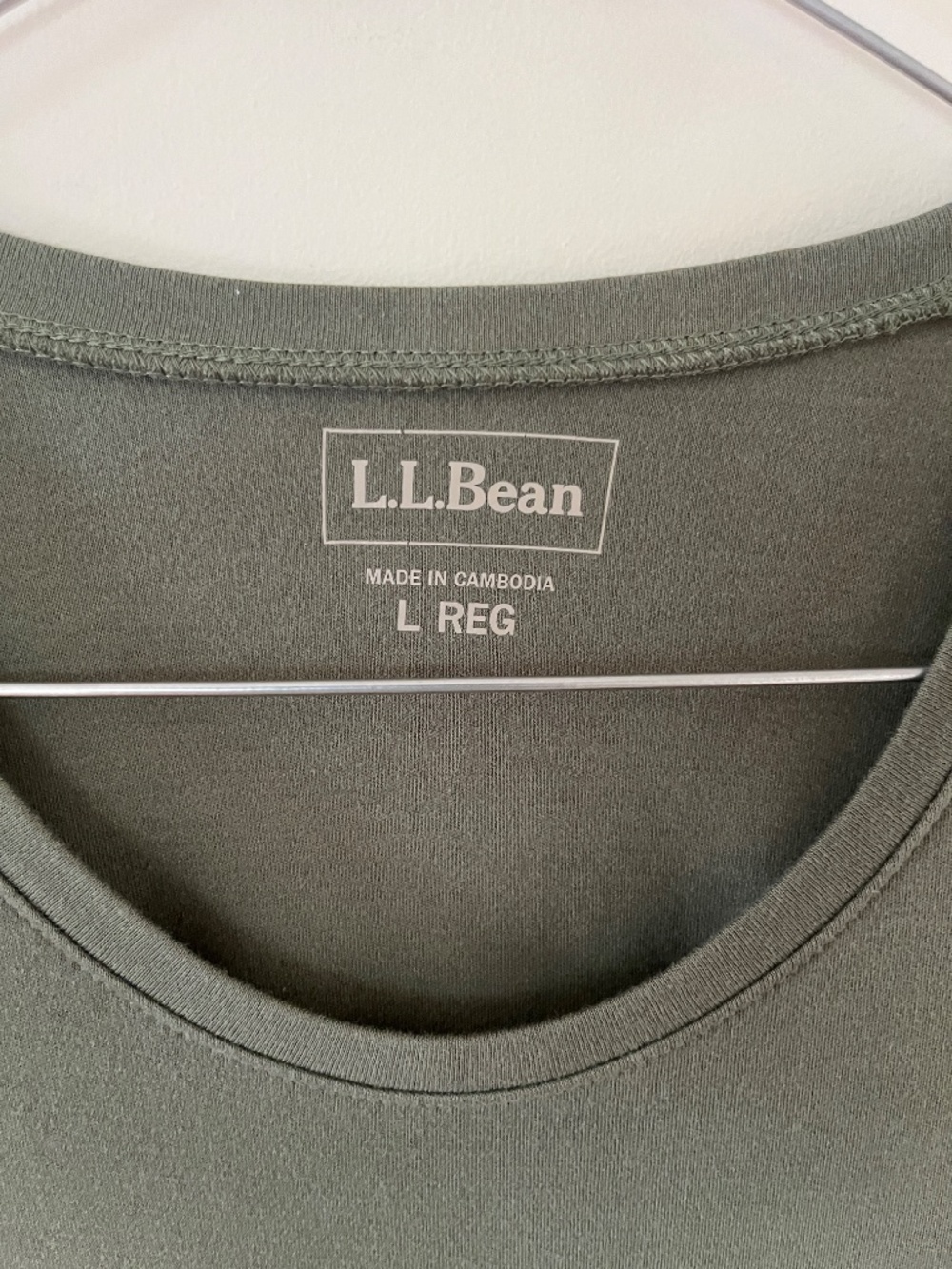LLBean long sleeve cotton t-shirt, like new! - Picture 3 of 6